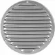 Ventilationsrist i metal rund Ø200 mm grå - MR200P
