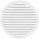 Ventilationsrist i metal rund Ø 200mm hvid - MR200