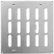 Justerbar lineære diffuser i metal 200x200 galvaniseret - MR2020RZn