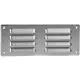 Ventilationsrist i metal, rektangulær 260x105 mm rustfri stål – MR26105i