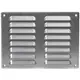 Ventilationsrist i metal, rektangulær 260x190 mm zink – MR2619Zn
