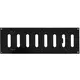 Justerbar lineære diffuser i metal 300x100 sort - MR3010RM