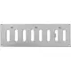 Justerbar lineære diffuser i metal 300x100 galvaniseret - MR3010RZn
