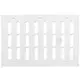 Justerbar lineære diffuser i metal 300x200 hvid - MR3020R