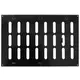 Justerbar lineære diffuser i metal 300x200 sort - MR3020RM