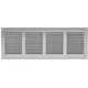 Metalgitter 400x150 mm grå - MR4015P