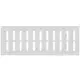 Justerbart metalgitter 400x150 mm hvid - MR4015R