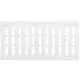 Justerbar lineære diffuser i metal 400x200 hvid - MR4020R