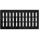 Justerbar lineære diffuser i metal 400x200 sort - MR4020RM