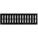 Justerbar lineære diffuser i metal 500x150 sort - MR5015RM
