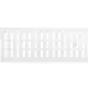 Justerbar lineære diffuser i metal 500x200 hvid - MR5020R