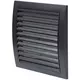 Vægrist 190x190 mm antracit – N12A