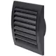 Justerbar vægrist 150x150 mm diameter 100 mm antracit – ND10A