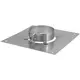 Loftplade diameter 500 mm med beslag I304 (D1.5)