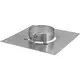 Loftplade diameter 600 mm med beslag I304 (D1.5)