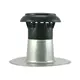 Ventilationstagplade med plastkappe Ø110-125 mm
