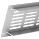 Fodlistediffuser aluminium - sølv L=300mm x H=40mm -RA430S