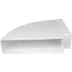 Rektangulær vandret 90° bøjning i plast 220x90mm - KLH29-90