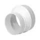 Rund tilslutning i plast, 125 mm til 100 mm – AP125-100
