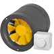 Ruck® kanalventilator Etamaster med EC-motor - 220 m³/t -Ø 125 mm + PWM-styring