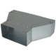 Reduktion 300 x 80 mm til 220 x 80 mm til galvaniserede rektangulære ventilationskanaler