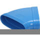 Wavin Ventiza Bøjning 45 grader PVC oval 235x80 mm horisontal M/M