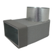 Thermoduct lepe hjørnestykke enkelt symmetrisk 220x80 mm til diameter 150 mm