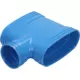 Wavin Ventiza T-stykke PVC oval 195x80 mm M/M/M