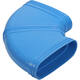 Wavin Ventiza Bøjning 90 grader PVC oval 235x80 mm horisontal M/M