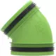 Duco tilslutningsstykke 45° med gummi D160/D160 (M/M)