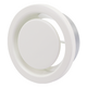 Ventilationsudblæsningsventil 160 mm med metalfjedre - EAV-C160 RAL9010