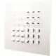 Multidyse loftdiffusor 596x596mm – MN24 RAL9010