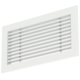 Aluminiumsgitter - med friktionsfjedre - 300x100 mm - RAL 9016
