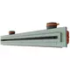 Ergovent pudsbar rammeløs lineær ventilationsrist 1000 mm med tilslutningsdiameter 75 mm – standard