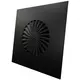 Swirl diffusor med faste blade 400 mm firkantet - SWS 400 RAL 9005 30% glans