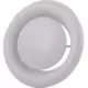 Ventilationsudblæsningsventil 100 mm metal - E-DVS100 RAL9016