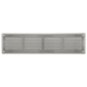 Væggitter 400x100mm aluminium - ubelagt