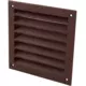 Udvendigt væggitter i aluminium 150x150 mm - RAL 8016
