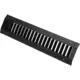 ClimaConnect kanalrist, enkelt justerbar, 425 x 75 mm, til rør fra 160 til 400 mm – RAL 9005