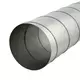Spirorør, diameter 100 mm, længde 1,5 meter – rundt, galvaniseret