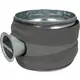 Thermoduct 9 mm håndbetjent reguleringsventil diameter 200 mm isoleret