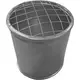 Topsektion åben med maskediameter 180 mm