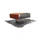Econox CTM-ventilationshætte Ø125 mm aluminium, rød med regnkrave