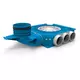 Vent-Axia UniflexPlus-kompositmanifold 9 x Ø 69 mm med lodret studs Ø 125 mm