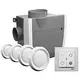 Vasco C400 Basic RF LE-pakke 400 m³/t + fugtighedsføler + RFT-styring + 4 ventiler