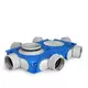 UniflexPlus ventilation hoveddistributionsboks 6x Ø 90 mm med muffe Ø 180 mm.