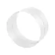 Spiro-tilslutningsmuffe til fittings 100 mm (sendz. zinkbelagt) RAL9010