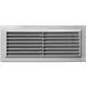 Rektangulær ventilationsrist med rist 130x300 grå - VR1330P