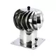 Vinddrevet tagventilator Cowl 150 mm rustfrit stål inklusive tagplade – 65m3/h