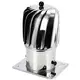 Vinddrevet tagventilator Cowl Oblong 150 mm rustfrit stål inklusive tagplade – 325m3/h